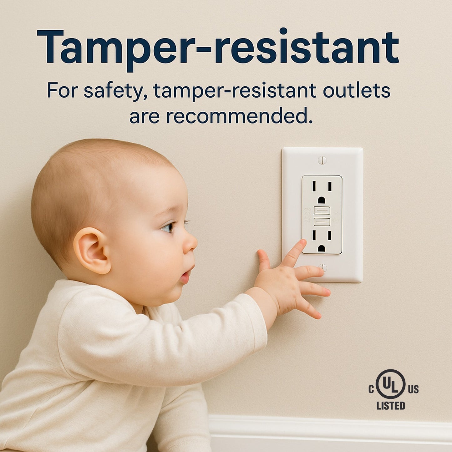 (20 AMP - 1 Pack) GFCI Outlet WR White – Tamper Resistant, Weather Resistant GFI Receptacle with Self-Test, LED Indicator,UL Listed, Easy Install – Ground Fault Outlet for Outdoor Use & Bathroom